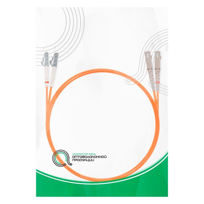 Патч корд оптоволоконный,, SC/UPC-LC/UPC MM OM1 62.5/125 Duplex 3.0мм 1 м, LSZH