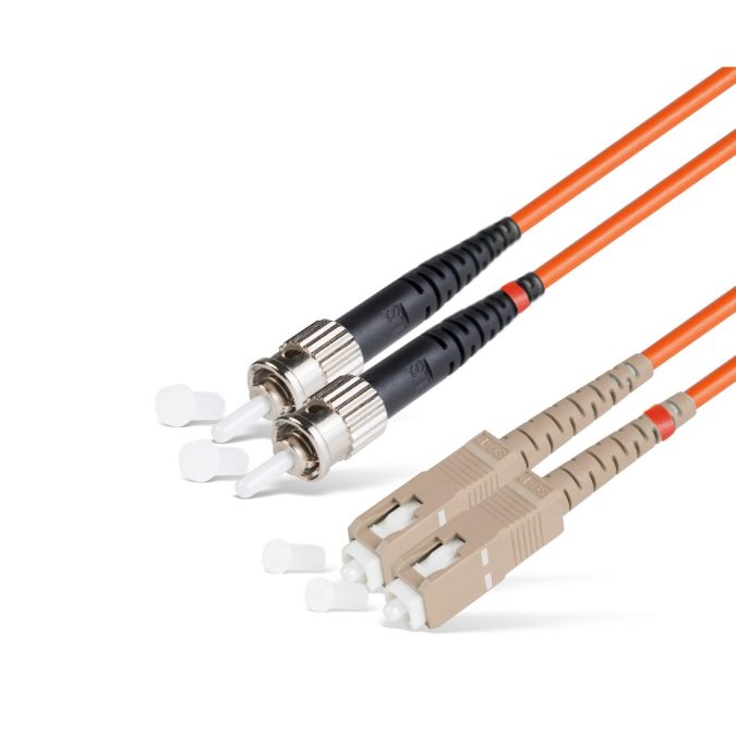 Патч Корд Оптоволоконный,, SC/UPC-ST/UPC MM OM1 62.5/125 Duplex 3.0мм 1 м, LSZH