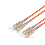 Патч корд оптоволоконный,, SC/UPC-SC/UPC MM OM2 50/125 Duplex 3.0мм 1 м, LSZH