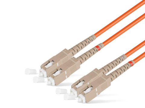 Патч корд оптоволоконный,, SC/UPC-SC/UPC MM OM2 50/125 Duplex 3.0мм 1 м, LSZH