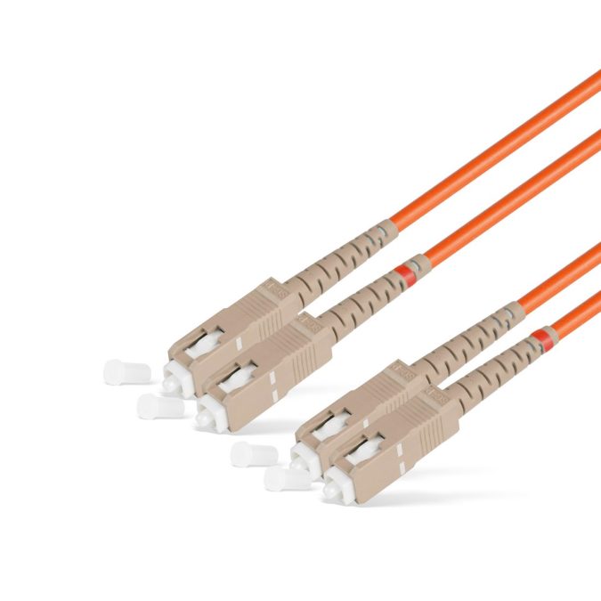 Патч корд оптоволоконный,, SC/UPC-SC/UPC MM OM2 50/125 Duplex 3.0мм 1 м, LSZH