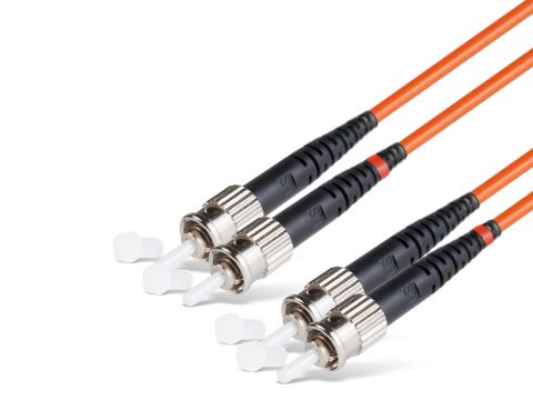 Патч корд оптоволоконный,, ST/UPC-ST/UPC MM OM2 50/125 Duplex 3.0мм 1 м, LSZH