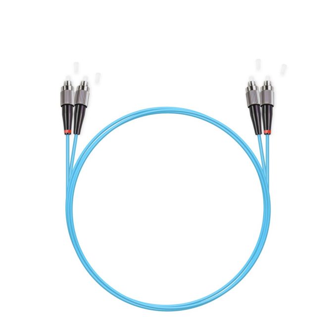 Патч корд оптоволоконный,, FC/UPC-FC/UPC MM OM3 50/125 Duplex 3.0мм 1 м, LSZH