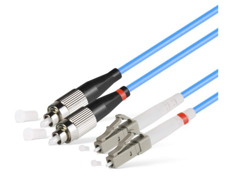 Патч корд оптоволоконный,, FC/UPC-LC/UPC MM OM3 50/125 Duplex 3.0мм 1 м, LSZH