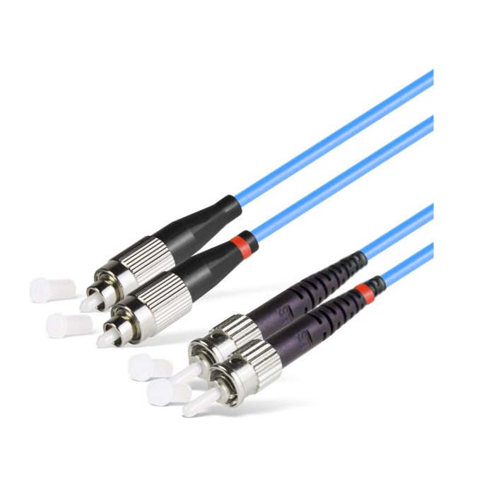 Патч корд оптоволоконный,, FC/UPC-ST/UPC MM OM3 50/125 Duplex 3.0мм 1 м, LSZH