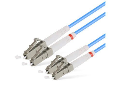 Патч корд оптоволоконный,, LC/UPC-LC/UPC MM OM3 50/125 Duplex 3.0мм 1 м, LSZH
