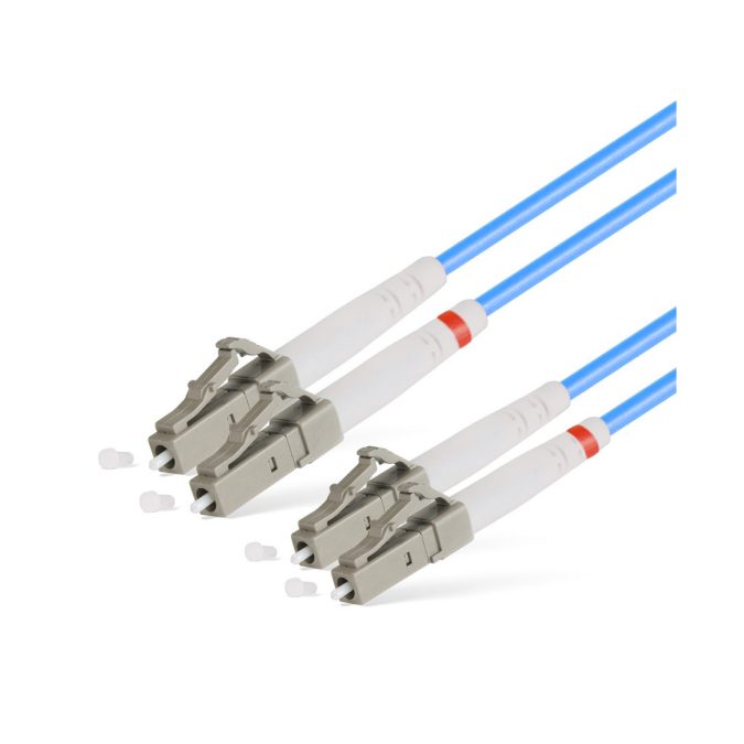 Патч корд оптоволоконный,, LC/UPC-LC/UPC MM OM3 50/125 Duplex 3.0мм 1 м, LSZH