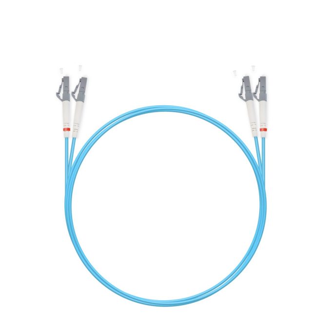 Патч корд оптоволоконный,, LC/UPC-LC/UPC MM OM3 50/125 Duplex 3.0мм 1 м, LSZH