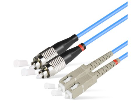 Патч корд оптоволоконный,, SC/UPC-FC/UPC MM OM3 50/125 Duplex 3.0мм 1 м, LSZH