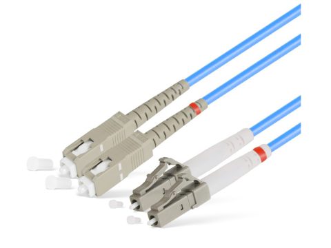 Патч корд оптоволоконный,, SC/UPC-LC/UPC MM OM3 50/125 Duplex 3.0мм 1 м, LSZH