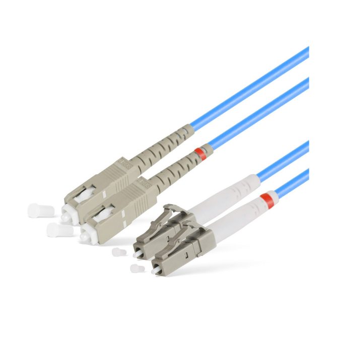 Патч корд оптоволоконный,, SC/UPC-LC/UPC MM OM3 50/125 Duplex 3.0мм 1 м, LSZH