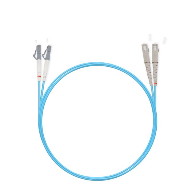 Патч корд оптоволоконный,, SC/UPC-LC/UPC MM OM3 50/125 Duplex 3.0мм 1 м, LSZH