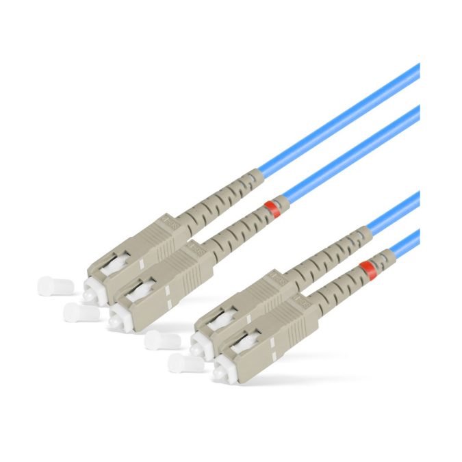 Патч корд оптоволоконный,, SC/UPC-SC/UPC MM OM3 50/125 Duplex 3.0мм 1 м, LSZH