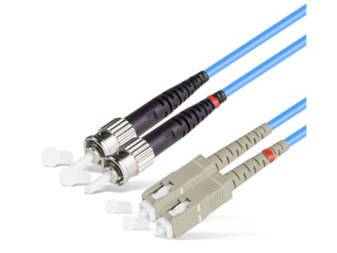 Патч корд оптоволоконный,, SC/UPC-ST/UPC MM OM3 50/125 Duplex 3.0мм 1 м,LSZH