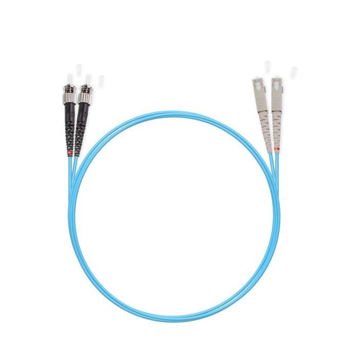 Патч корд оптоволоконный,, SC/UPC-ST/UPC MM OM3 50/125 Duplex 3.0мм 1 м,LSZH