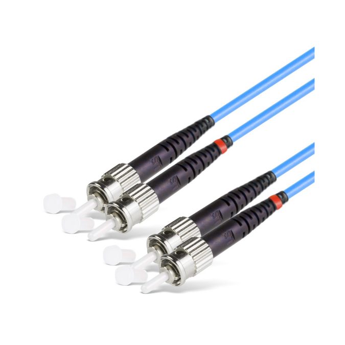 Патч корд оптоволоконный,, ST/UPC-ST/UPC MM OM3 50/125 Duplex 3.0мм 1 м, LSZH