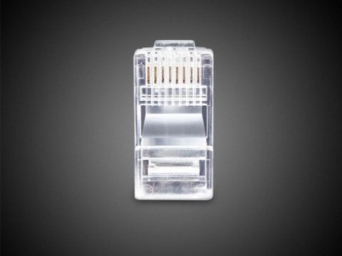 Коннектор, RJ-45, UTP RJ-45, Cat.5e, Телекоммуникационный, 1000 шт/уп, Пакет