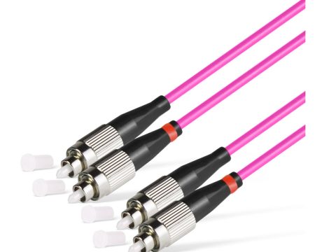 Патч корд оптоволоконный,, FC/UPC-FC/UPC MM OM4 50/125 Duplex 3.0мм 1 м, LSZH