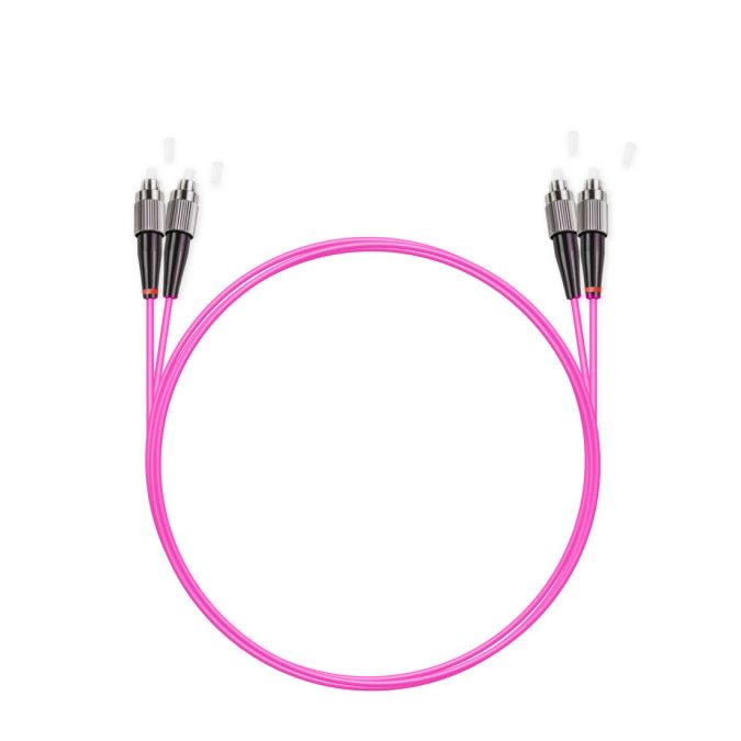 Патч корд оптоволоконный,, FC/UPC-FC/UPC MM OM4 50/125 Duplex 3.0мм 1 м, LSZH