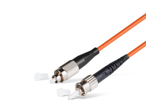 Патч корд оптоволоконный,, FC/UPC-ST/UPC MM OM1 62.5/125 Simplex 3.0мм 1 м, LSZH