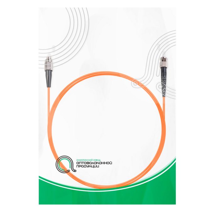 Патч корд оптоволоконный,, FC/UPC-ST/UPC MM OM1 62.5/125 Simplex 3.0мм 1 м, LSZH