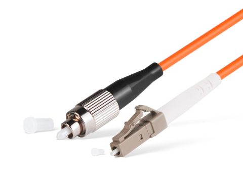 Патч корд оптоволоконный,, FC/UPC-LC/UPC MM OM2 50/125 Simplex 3.0мм 1 м, LSZH