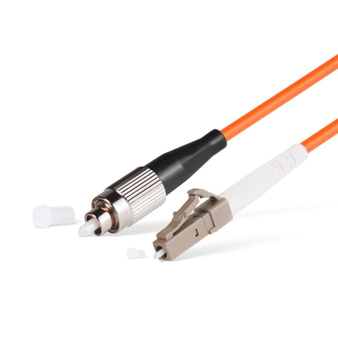 Патч корд оптоволоконный,, FC/UPC-LC/UPC MM OM2 50/125 Simplex 3.0мм 1 м, LSZH