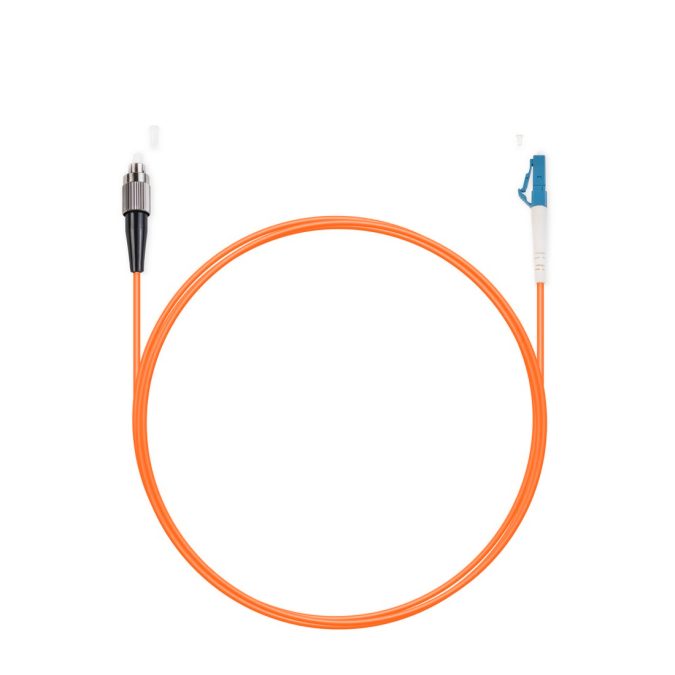 Патч корд оптоволоконный,, FC/UPC-LC/UPC MM OM2 50/125 Simplex 3.0мм 1 м, LSZH