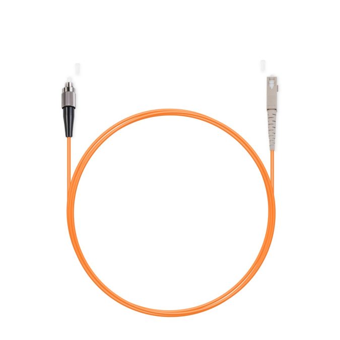 Патч корд оптоволоконный,, FC/UPC-SC/UPC MM OM2 50/125 Simplex 3.0мм 1 м, LSZH