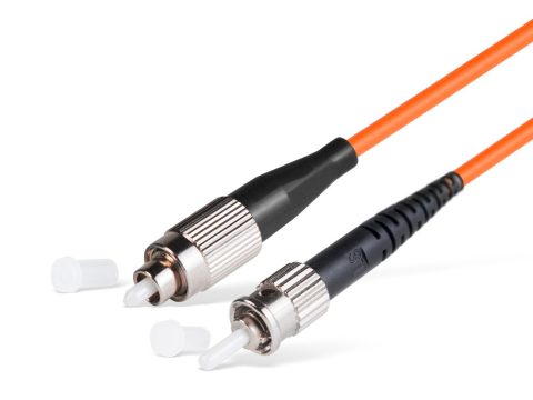 Патч корд оптоволоконный,, FC/UPC-ST/UPC MM OM2 50/125 Simplex 3.0мм 1 м, LSZH