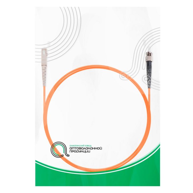 Патч корд оптоволоконный,, SC/UPC-ST/UPC MM OM2 50/125 Simplex 3.0мм 1 м, LSZH