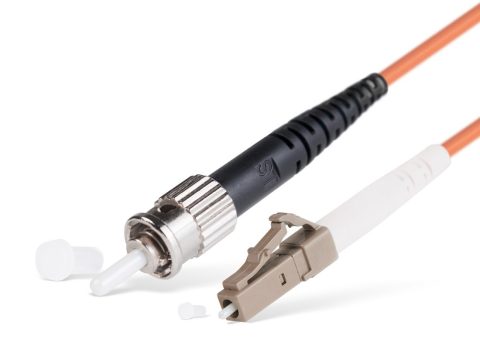 Патч корд оптоволоконный,, LC/UPC-ST/UPC MM OM2 50/125 Simplex 3.0мм 1 м, LSZH