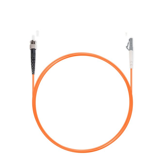 Патч корд оптоволоконный,, LC/UPC-ST/UPC MM OM2 50/125 Simplex 3.0мм 1 м, LSZH