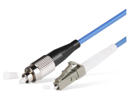 Патч корд оптоволоконный,, FC/UPC-LC/UPC MM OM3 50/125 Simplex 3.0мм 1 м, LSZH