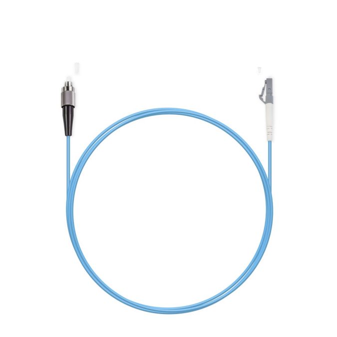 Патч корд оптоволоконный,, FC/UPC-LC/UPC MM OM3 50/125 Simplex 3.0мм 1 м, LSZH