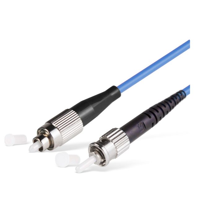 Патч корд оптоволоконный,, FC/UPC-ST/UPC MM OM3 50/125 Simplex 3.0мм 1 м, LSZH