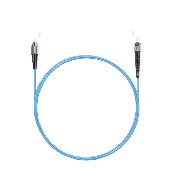Патч корд оптоволоконный,, FC/UPC-ST/UPC MM OM3 50/125 Simplex 3.0мм 1 м, LSZH
