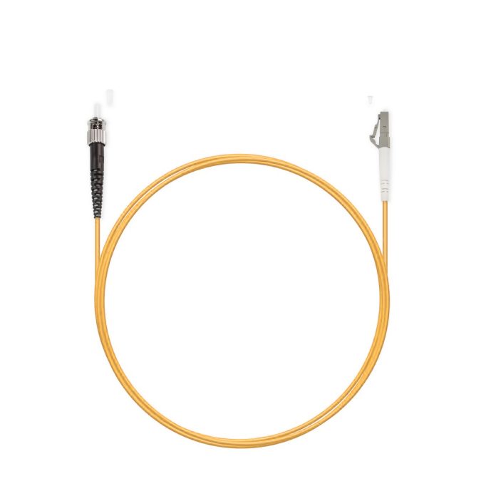Патч корд оптоволоконный,, LC/UPC-ST/UPC MM OM3 50/125 Simplex 3.0мм 1 м, LSZH