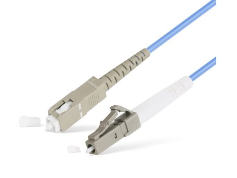 Патч корд оптоволоконный,, SC/UPC-LC/UPC MM OM3 50/125 Simplex 3.0мм 1 м, LSZH