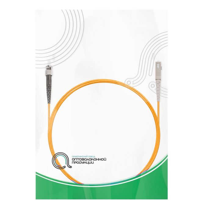 Патч корд оптоволоконный,, SC/UPC-ST/UPC MM OM3 50/125 Simplex 3.0мм 1 м, LSZH