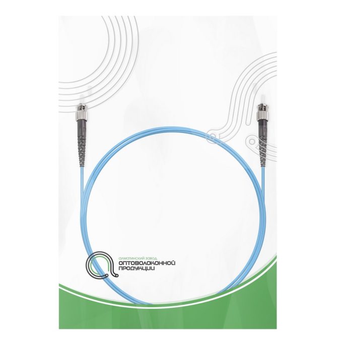 Патч корд оптоволоконный,, ST/UPC-ST/UPC MM OM3 50/125 Simplex 3.0мм 1 м, LSZH