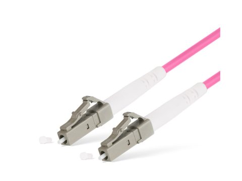 Патч корд оптоволоконный,, LC/UPC-LC/UPC MM OM4 50/125 Simplex 3.0мм 1 м, LSZH