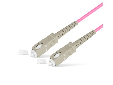 Патч корд оптоволоконный,, SC/UPC-SC/UPC MM OM4 50/125 Simplex 3.0мм 1 м, LSZH