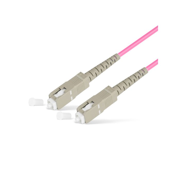 Патч корд оптоволоконный,, SC/UPC-SC/UPC MM OM4 50/125 Simplex 3.0мм 1 м, LSZH