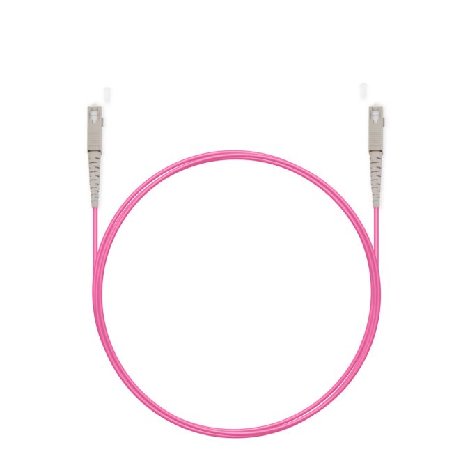 Патч корд оптоволоконный,, SC/UPC-SC/UPC MM OM4 50/125 Simplex 3.0мм 1 м, LSZH