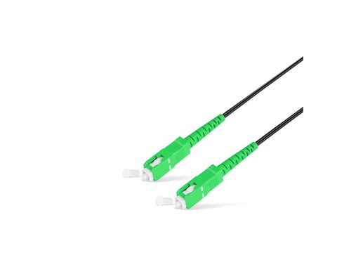 Абонентский FTTH Патч Корд,, SС/APC-SC/APC SM 1 м, Для внешней прокладки, Чёрный, LSZH