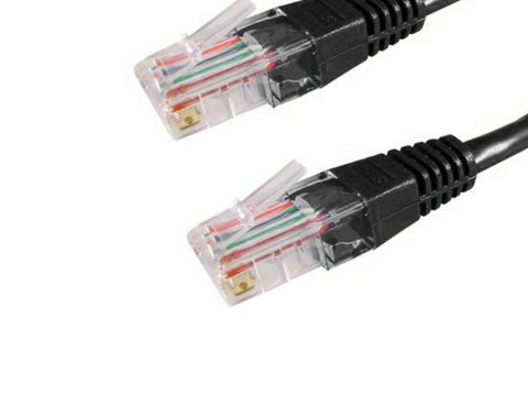 Патч Корд, SHIP, S3025BK0050-P, Cat.5e, UTP, LSZH, RJ-45, 0.5 м, Чёрный, Пол. пакет