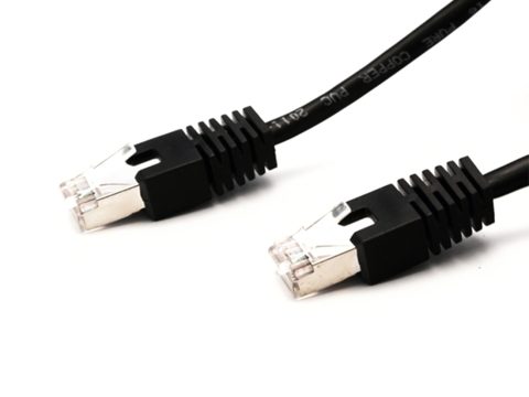 Патч Корд, SHIP, S4025BK0050-P, Cat.5e, FTP, LSZH, RJ-45, 0.5 м, Чёрный, Пол. пакет