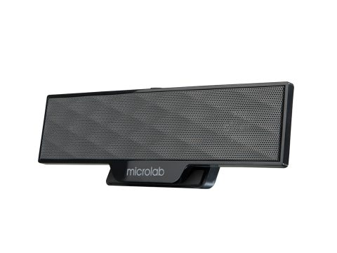 Колонки, MicroLab, B51(USB), 2.0, 4Вт (2Вт*2), USB (питание), 3,5 MiniJack, 205*68*35 мм., Чёрный