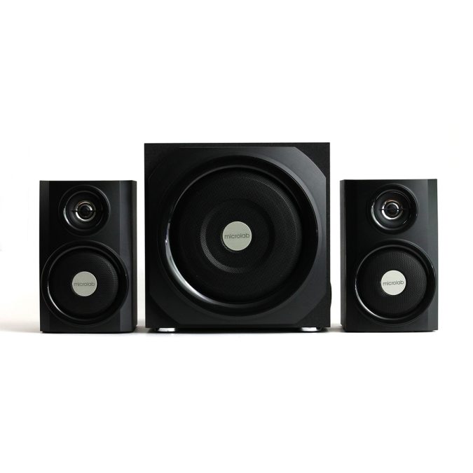 Акустическая система, Microlab, TMN9U, 2.1, 40Вт (12Вт*2+16Вт), Вход 3,5MiniJack, Выход 4RCA, Чёрный